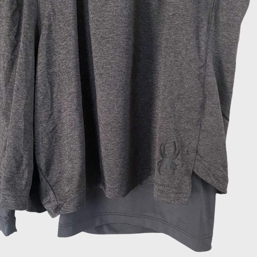 Spyder Active Performance Proweb Lined Shorts Gra… - image 7